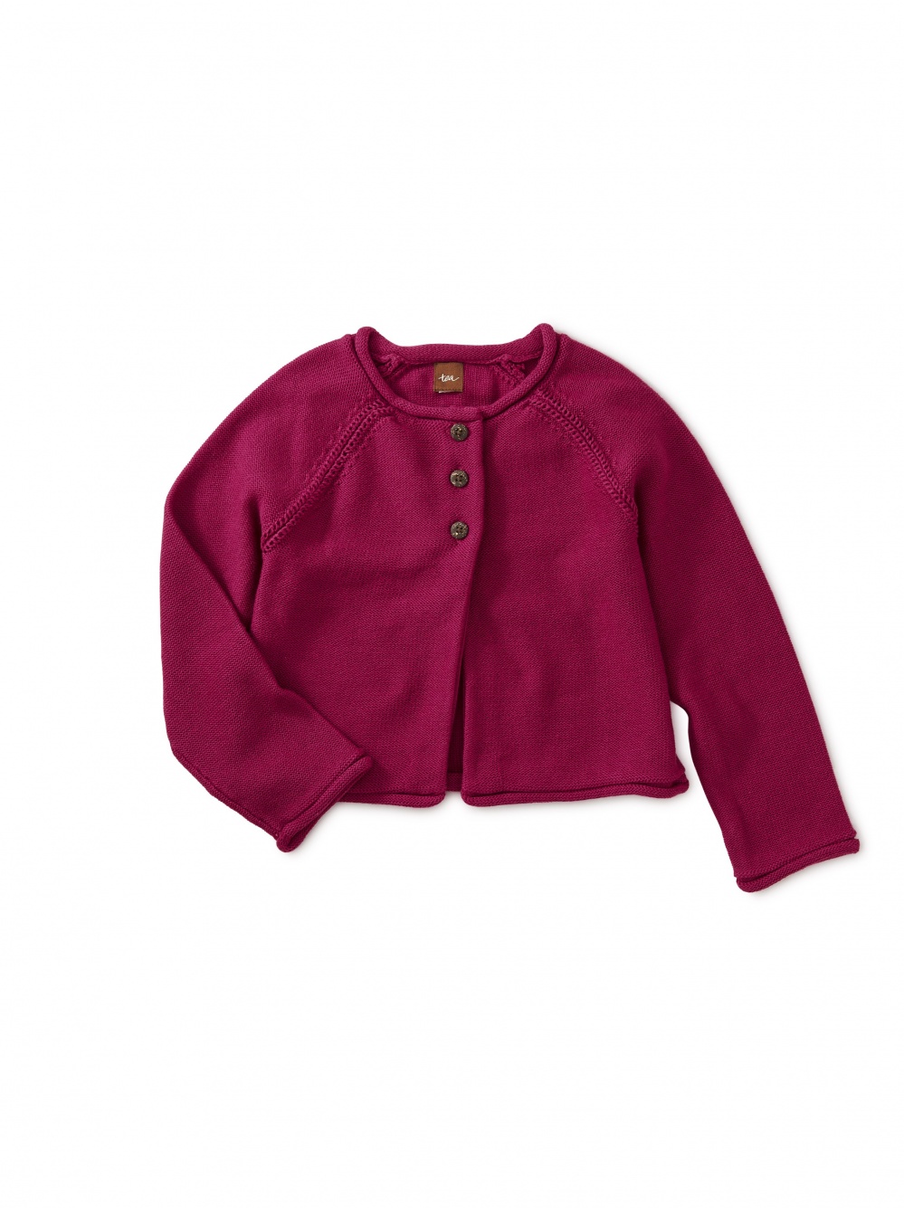 Solid Raglan Sweater Cardigan Tea Collection