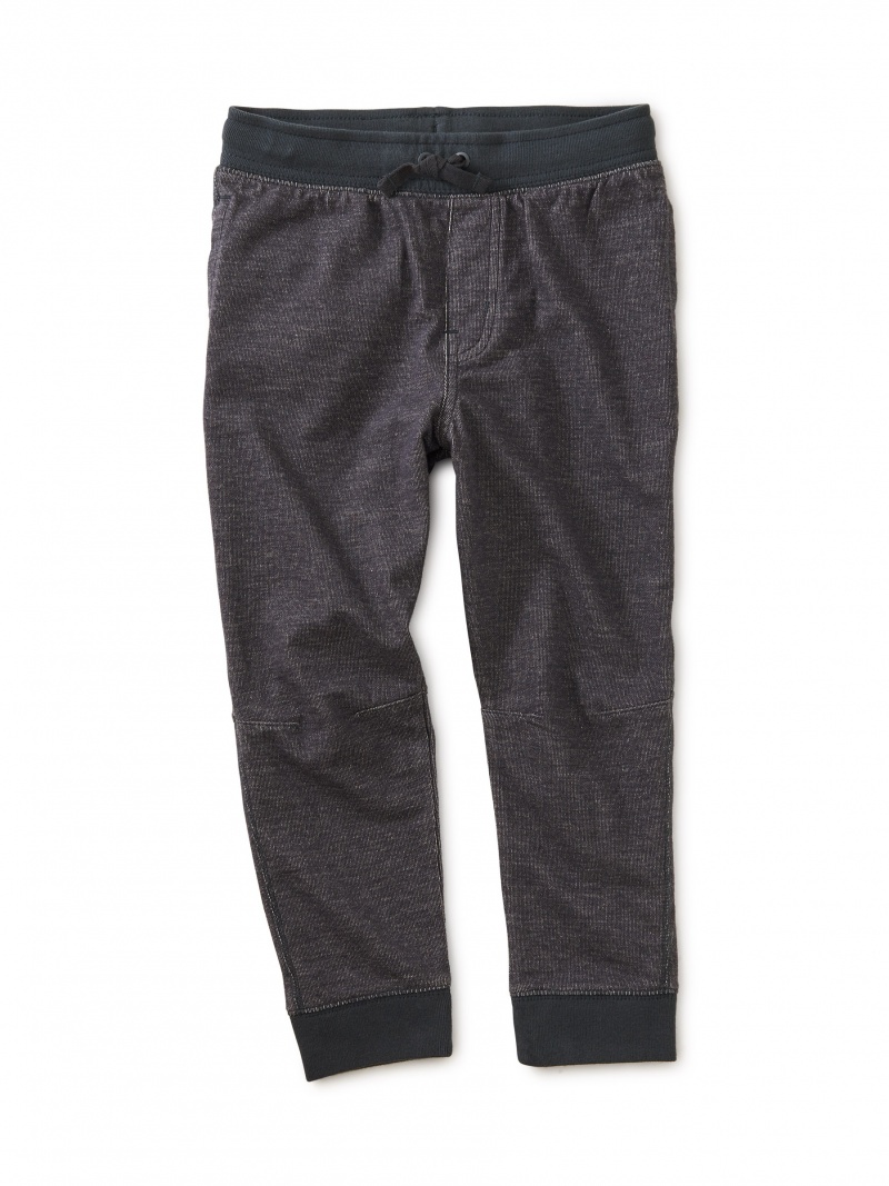 Denim-Like French Terry Joggers
