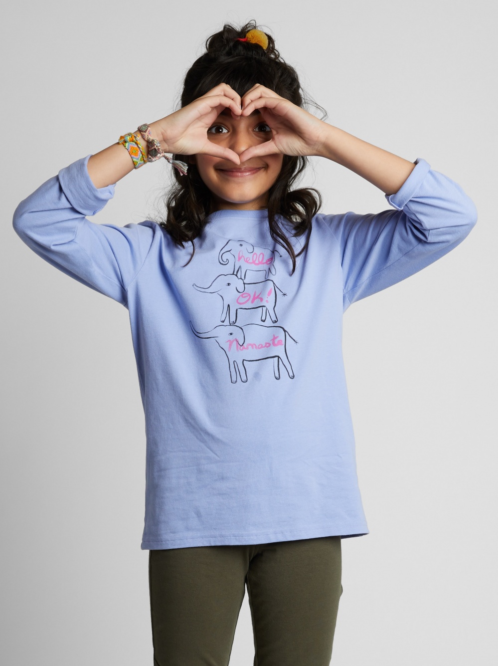 Stacked Elephants Graphic Tee | Tea Collection