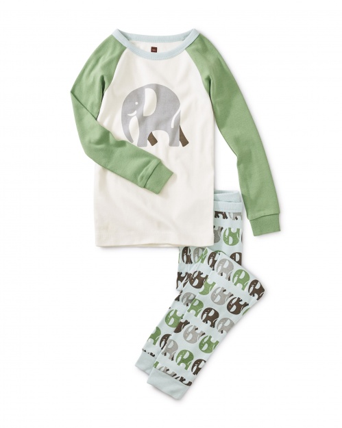 Elephant Raglan Pajamas