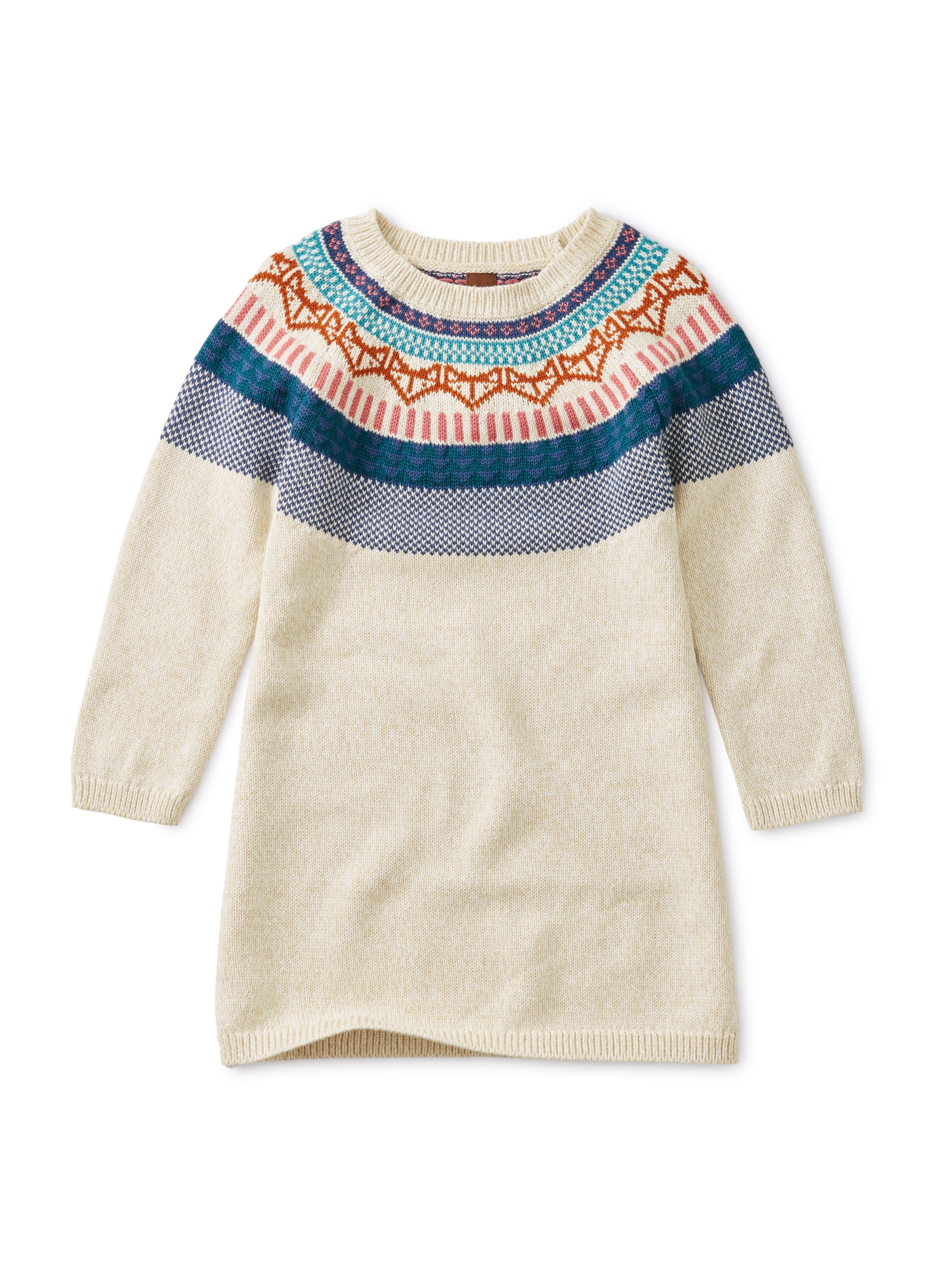 Fox Fairisle Sweater Dress Tea Collection