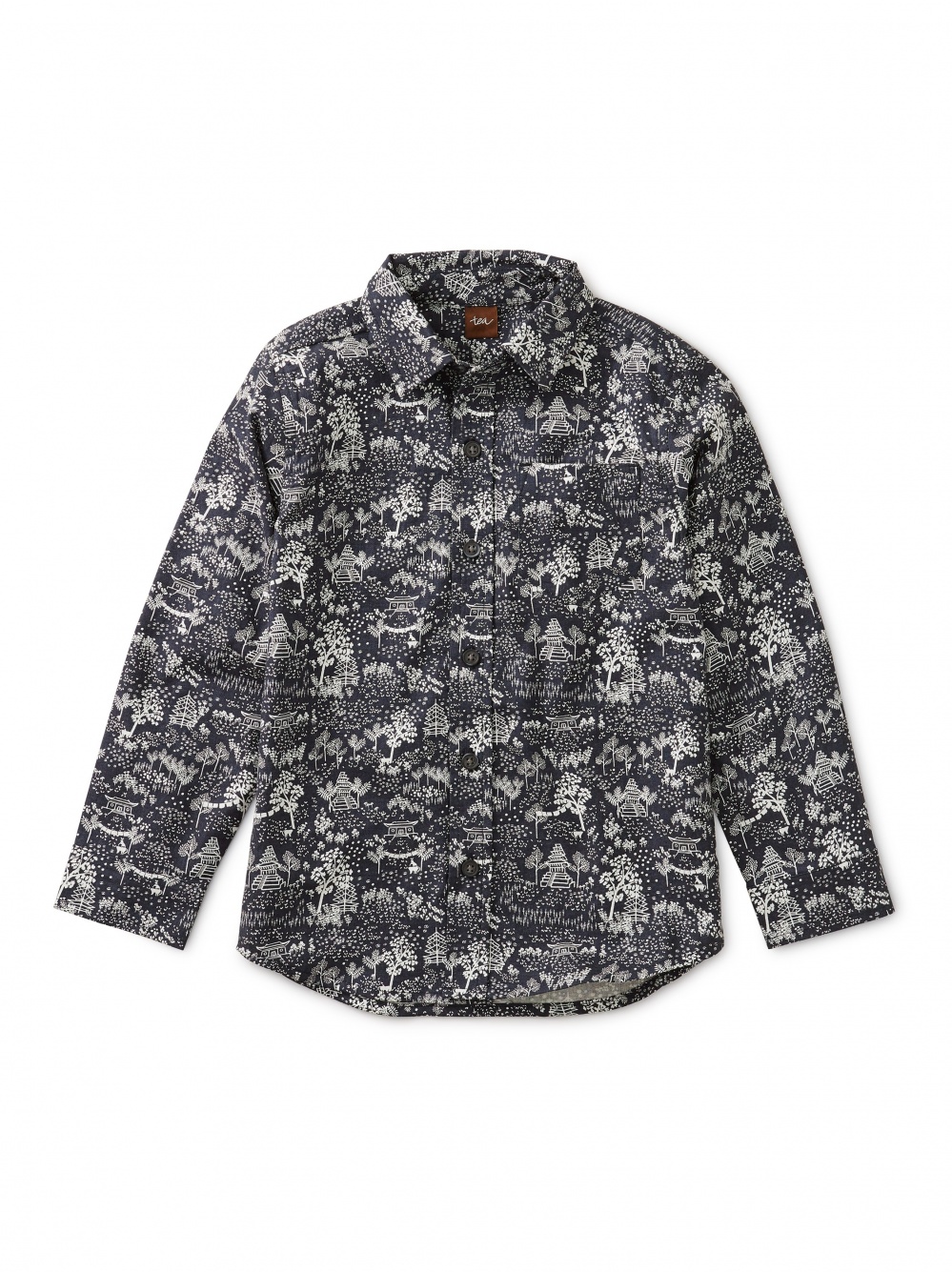 Patterned Button Up Shirt | Tea Collection