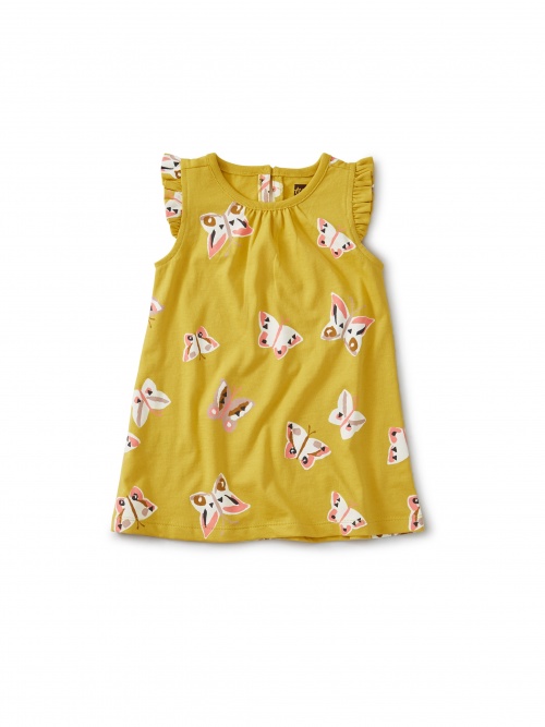 Ruffle Shoulder Baby Dress