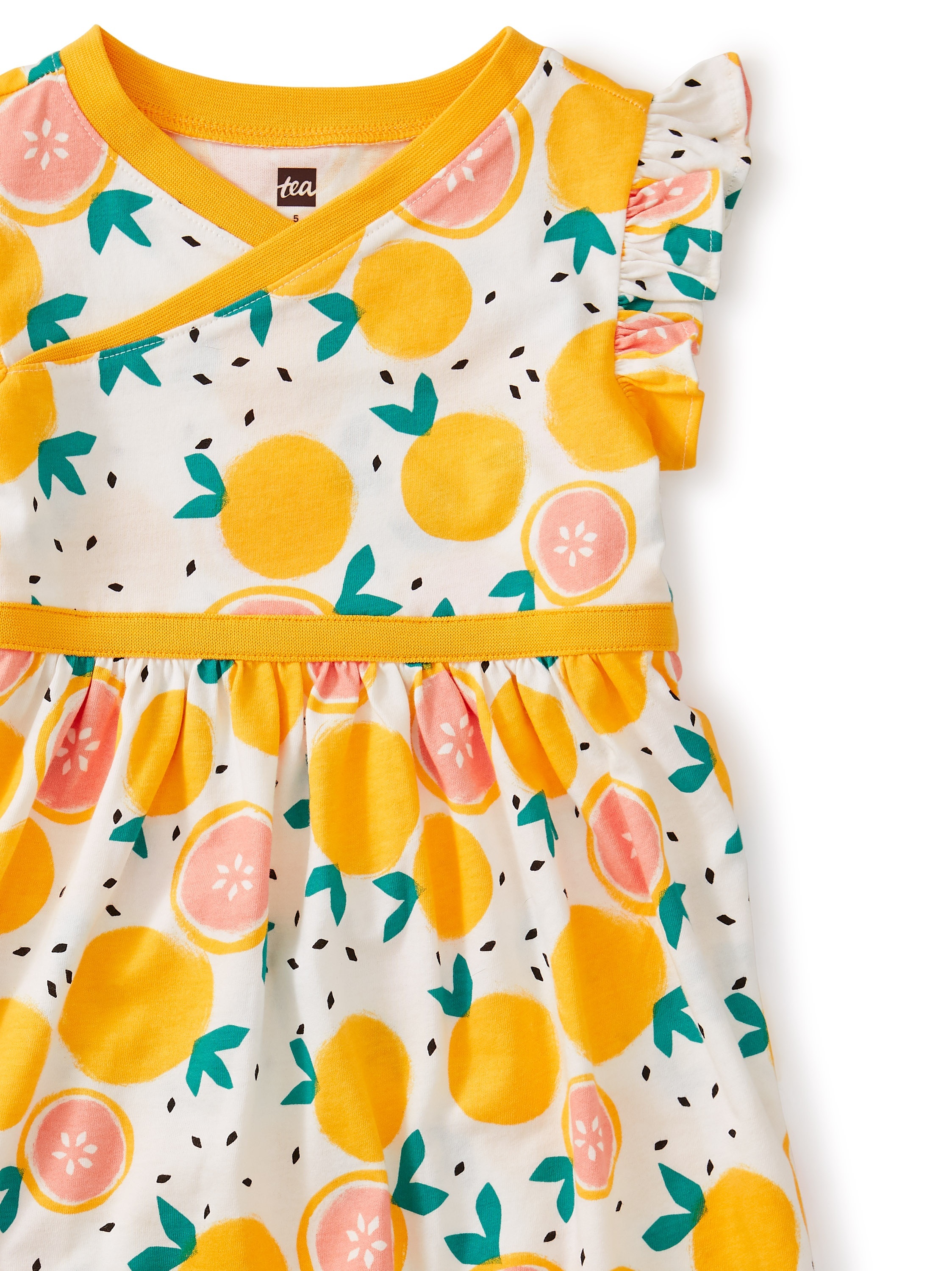 Wrap Neck Dress Tea Collection