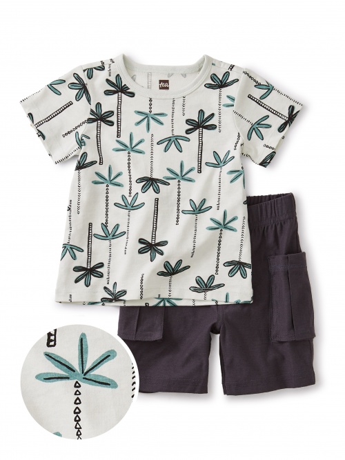 Palm Print Baby Set