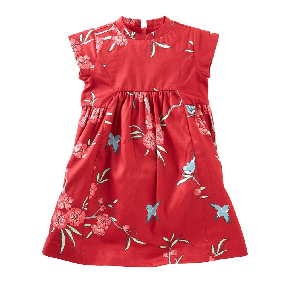 Chinoise Floral Party Dress