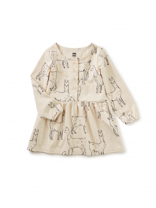 Button Front Baby Dress