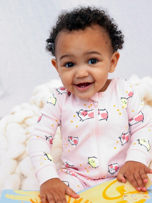 Printed Long Sleeve Baby Pajamas