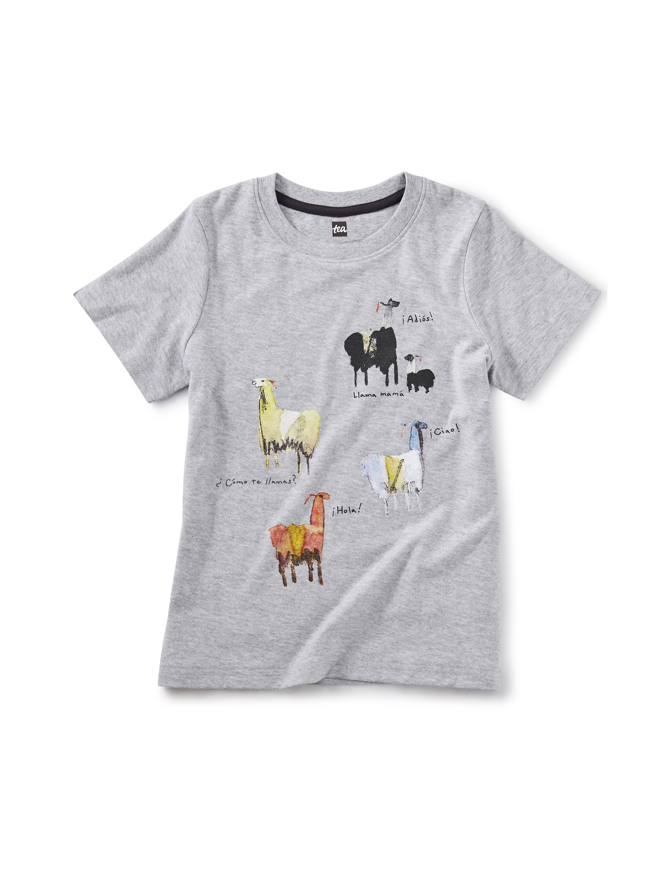 C mo Te Llamas Graphic Tee Tea Collection
