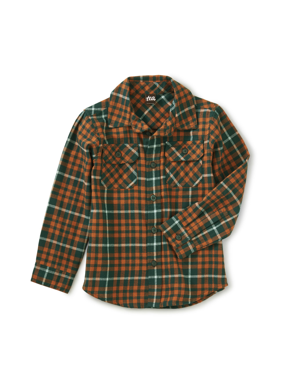 Flannel Button Up | Tea Collection
