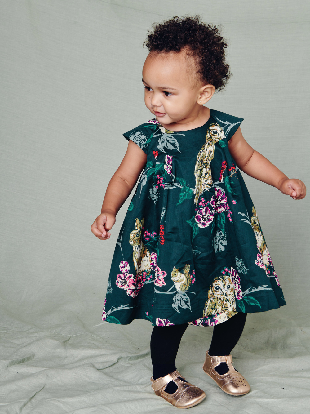 Caledonian Forest Baby Dress | Tea Collection