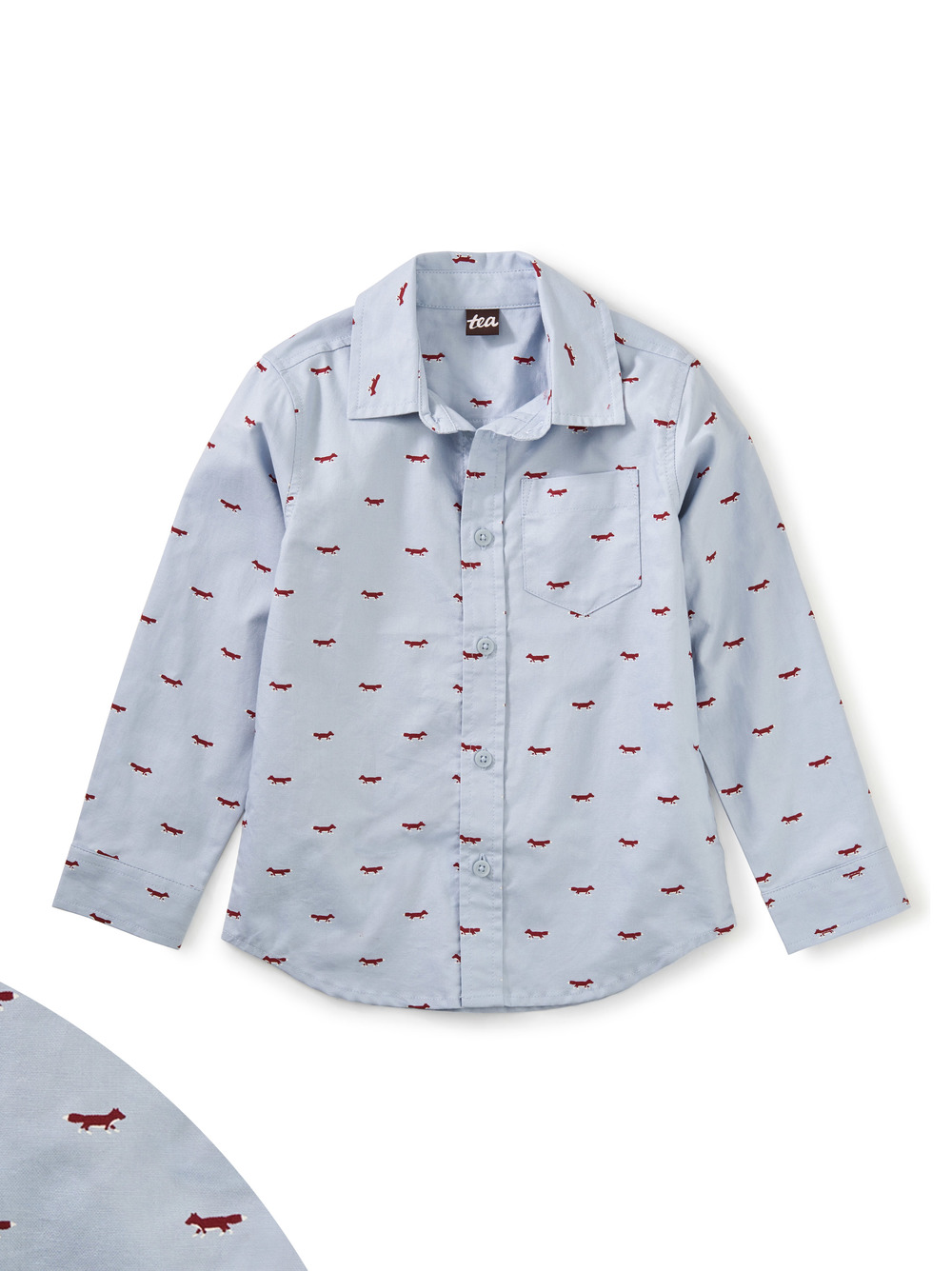 Patterned Button Up Shirt