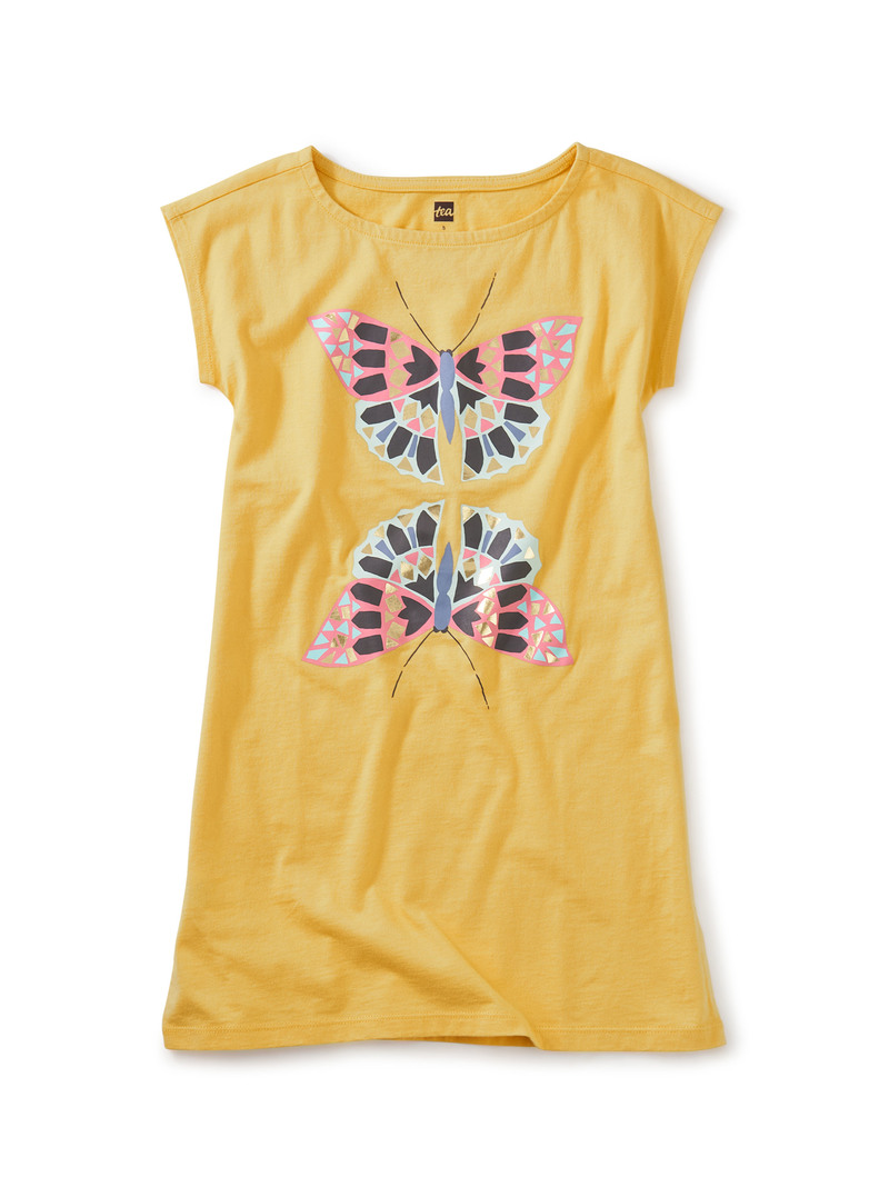 Butterfly Mirror Graphic Dress