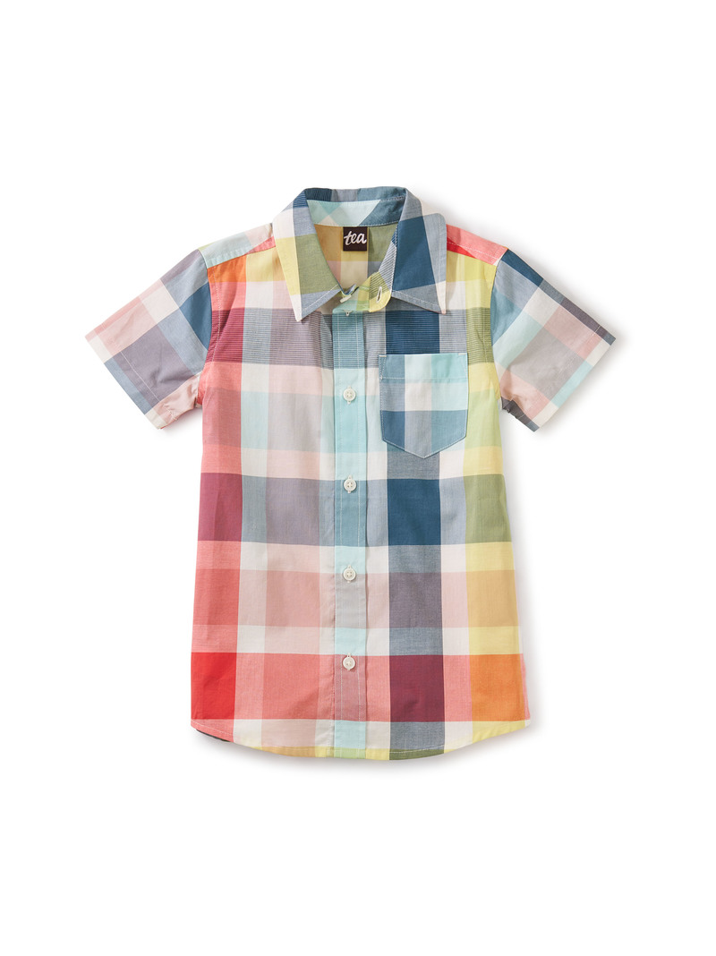 Plaid Button Up Shirt | Tea Collection