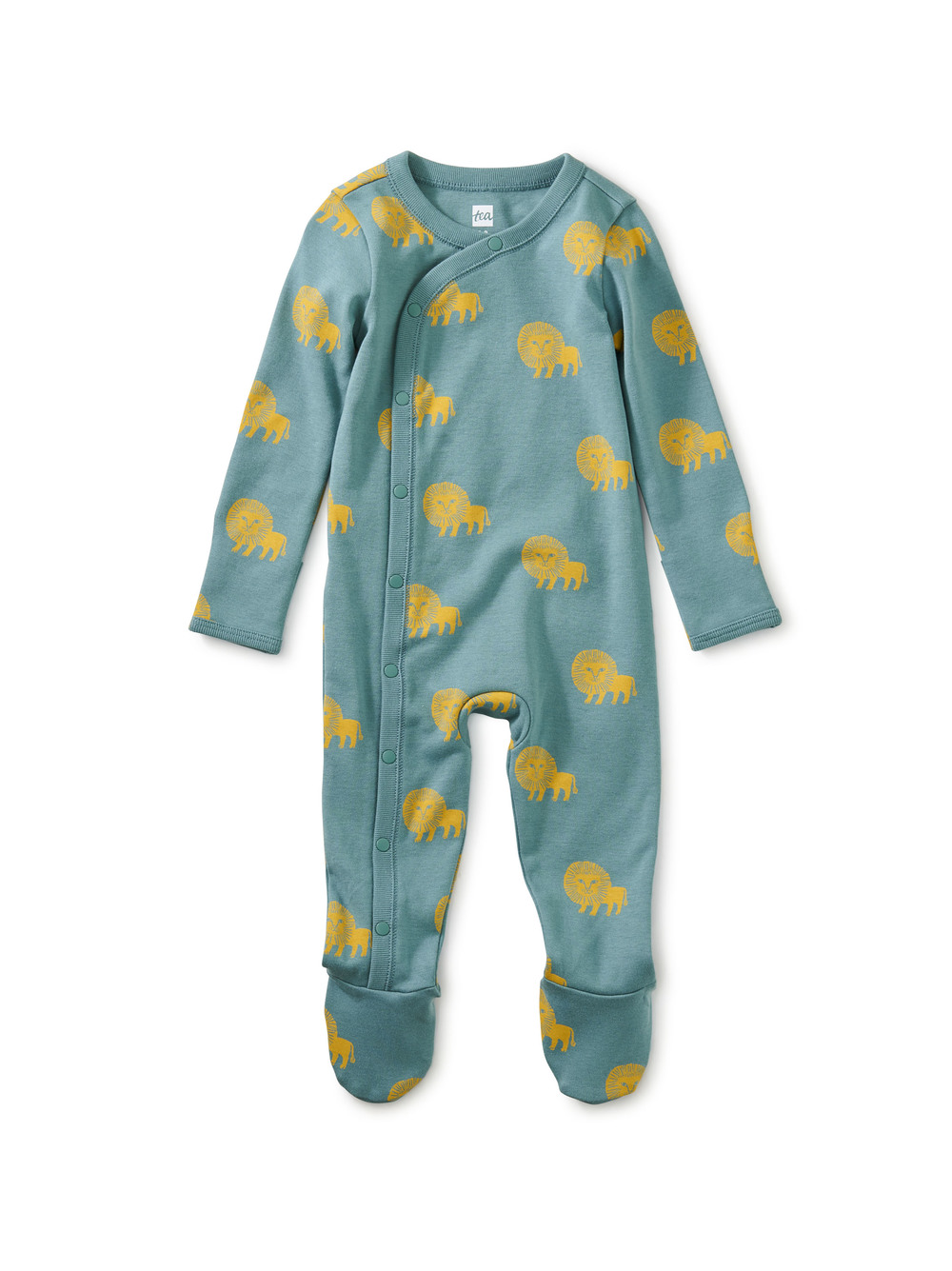 Side Snap Footed Baby Romper