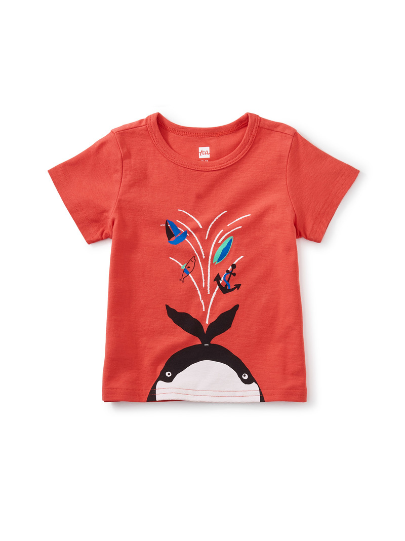 Whale Spout Baby Graphic Tee