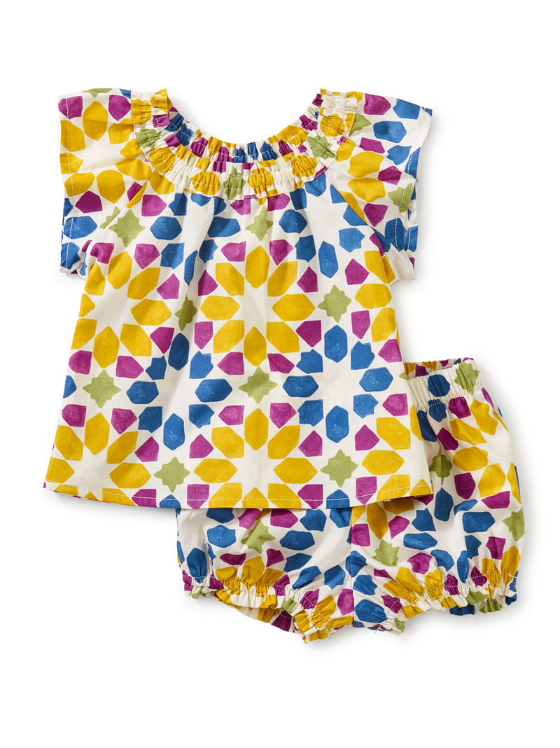 Ruffle Sleeve Baby Set