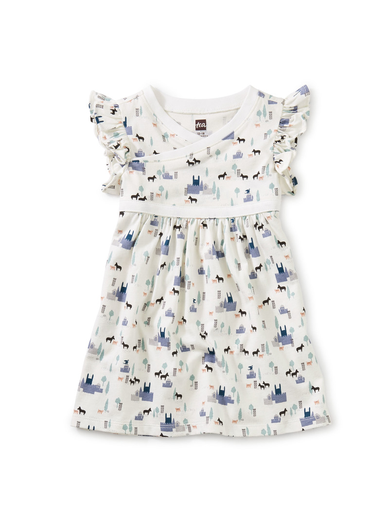 Wrap Neck Baby Dress