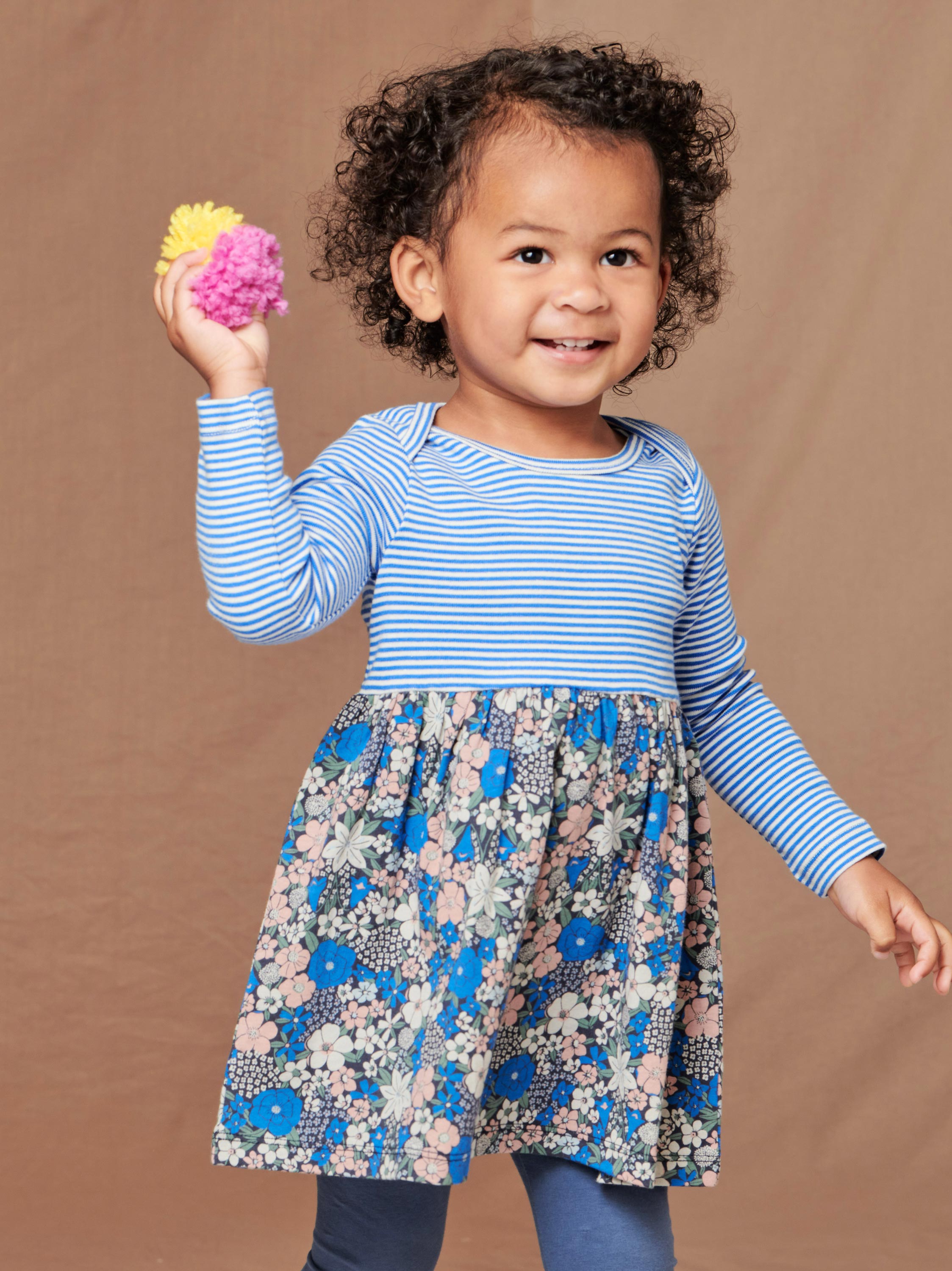 Print Mix Baby Dress Tea Collection