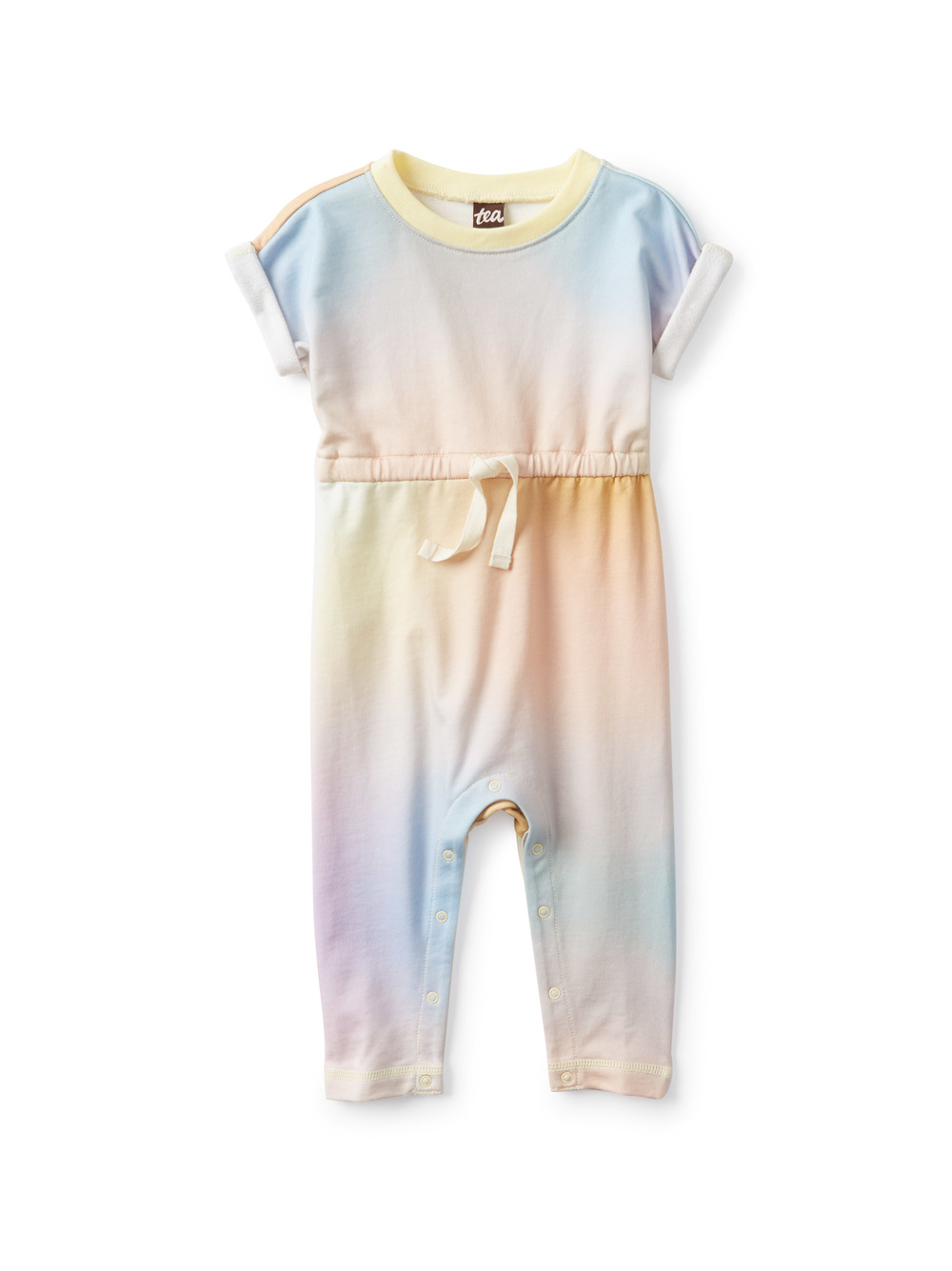 Rolled Sleeve Baby Romper