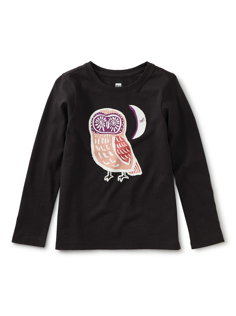 Cute Hoot Glow Graphic Tee