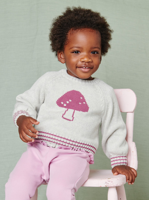 Mushroom Baby Sweater