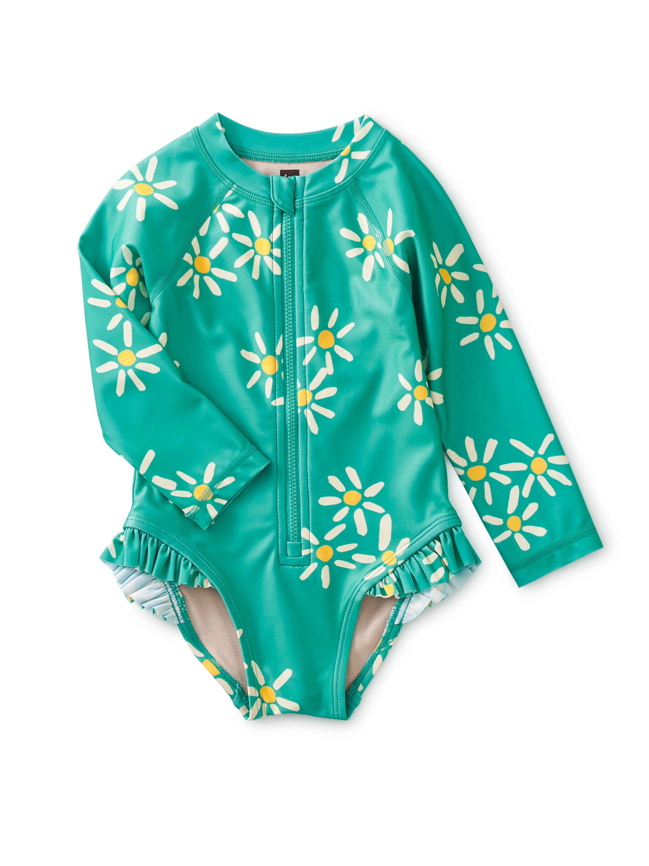 Rash Guard Ruffle Baby Swimsuit | Tea Collection