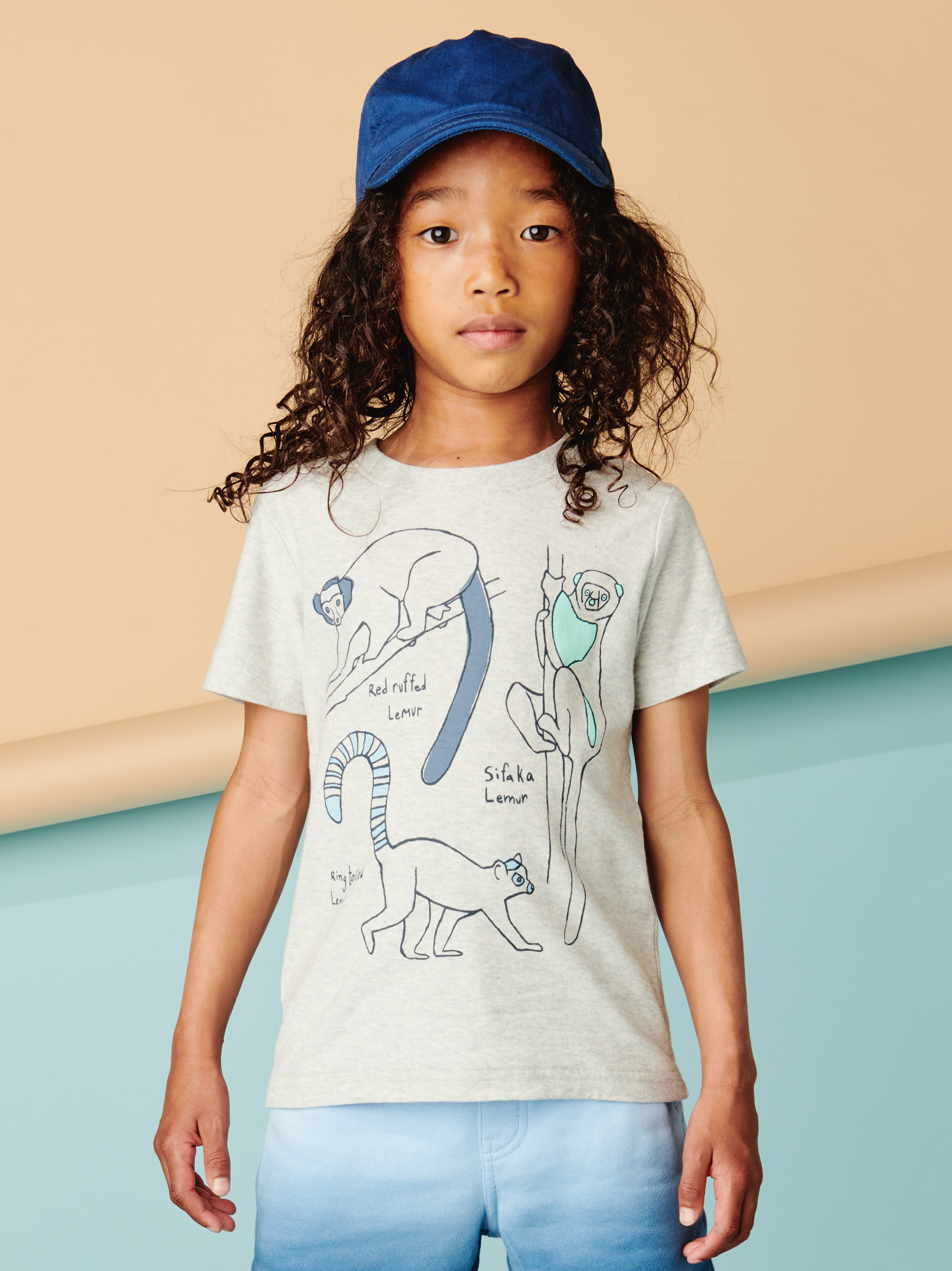 Lemur Party Graphic Tee | Tea Collection