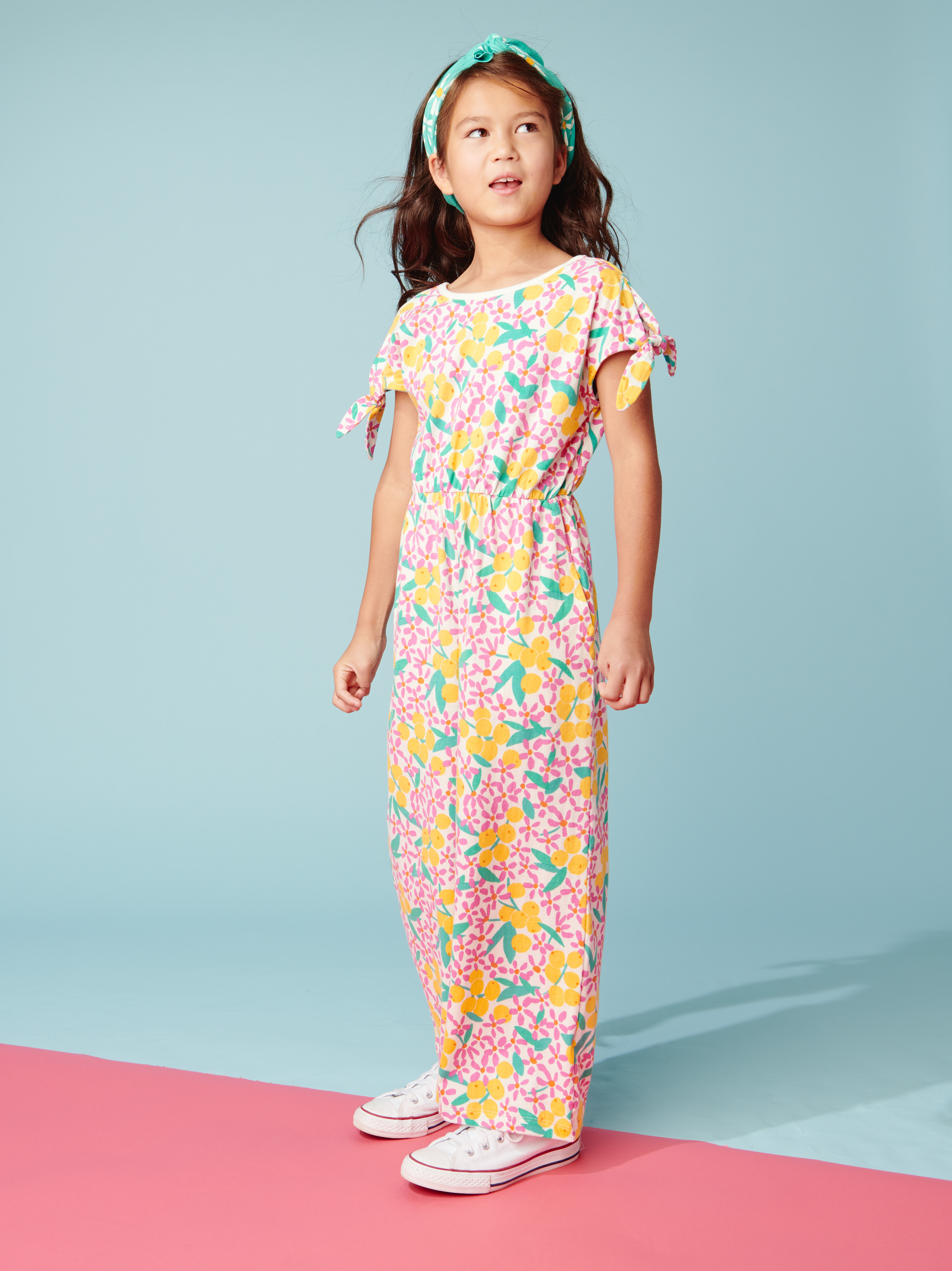 Tie Sleeve Jumpsuit Tea Collection