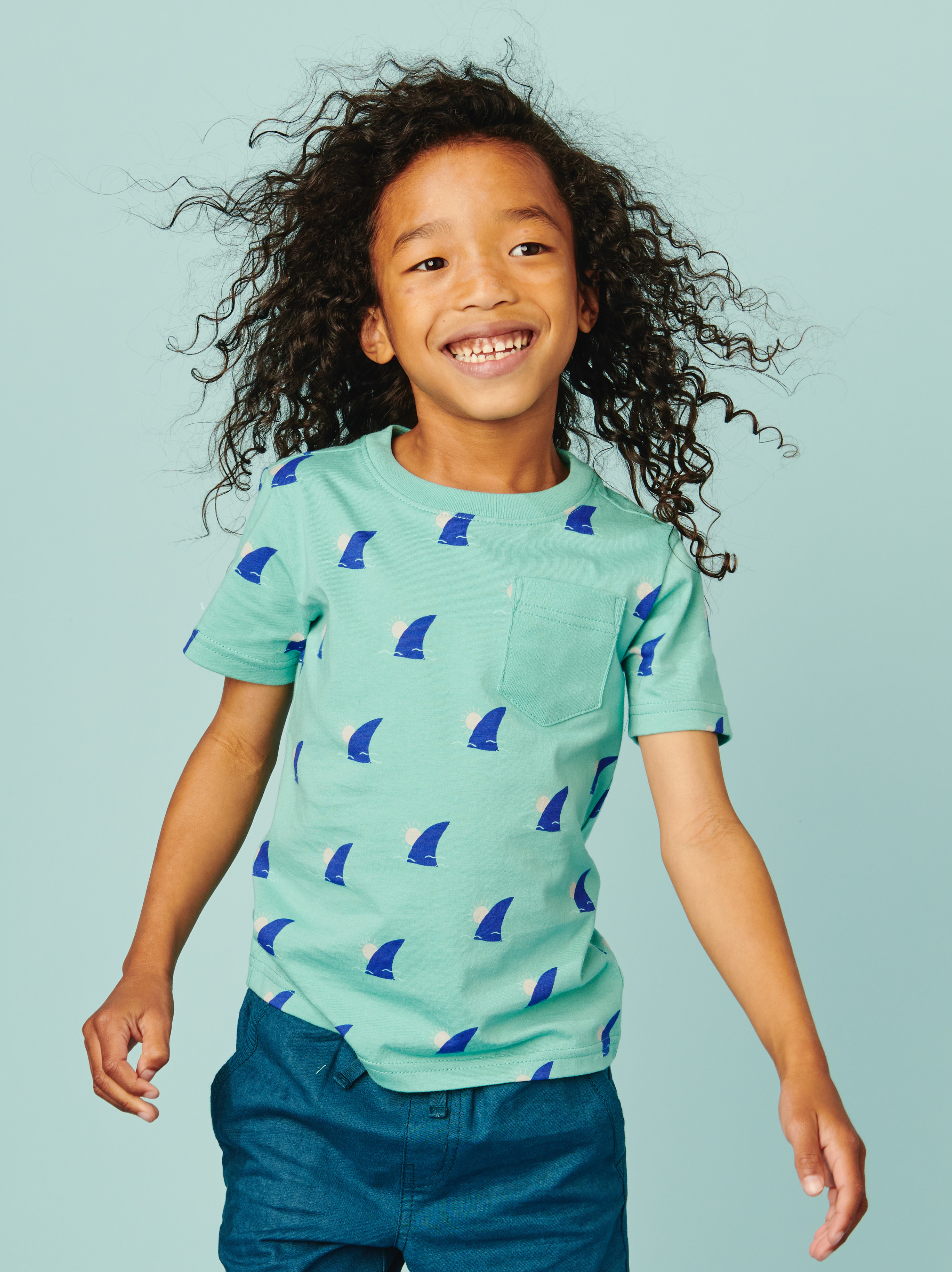 Printed Pocket Tee Tea Collection