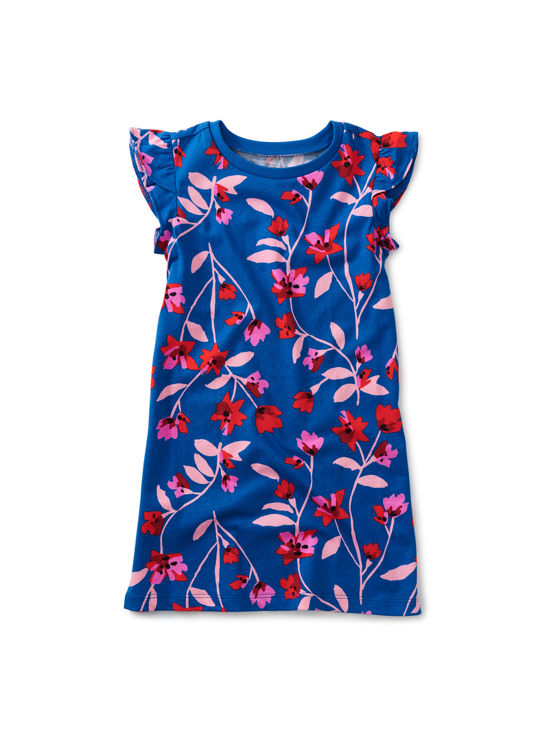 Tulip Sleeve Mini Dress