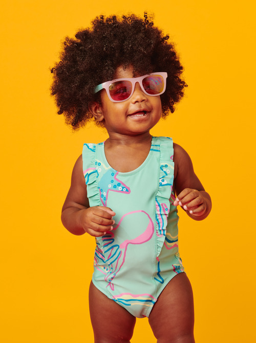 Ruffle One-Piece Baby Swimsuit