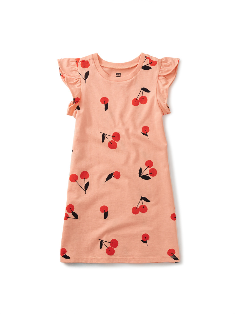 Tulip Sleeve Mini Dress