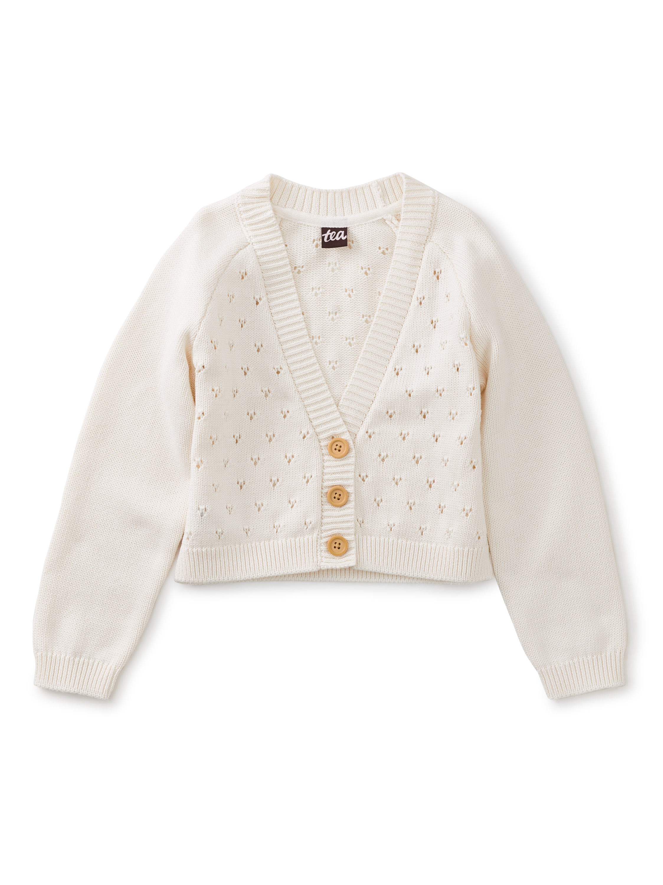 next pointelle cardigan