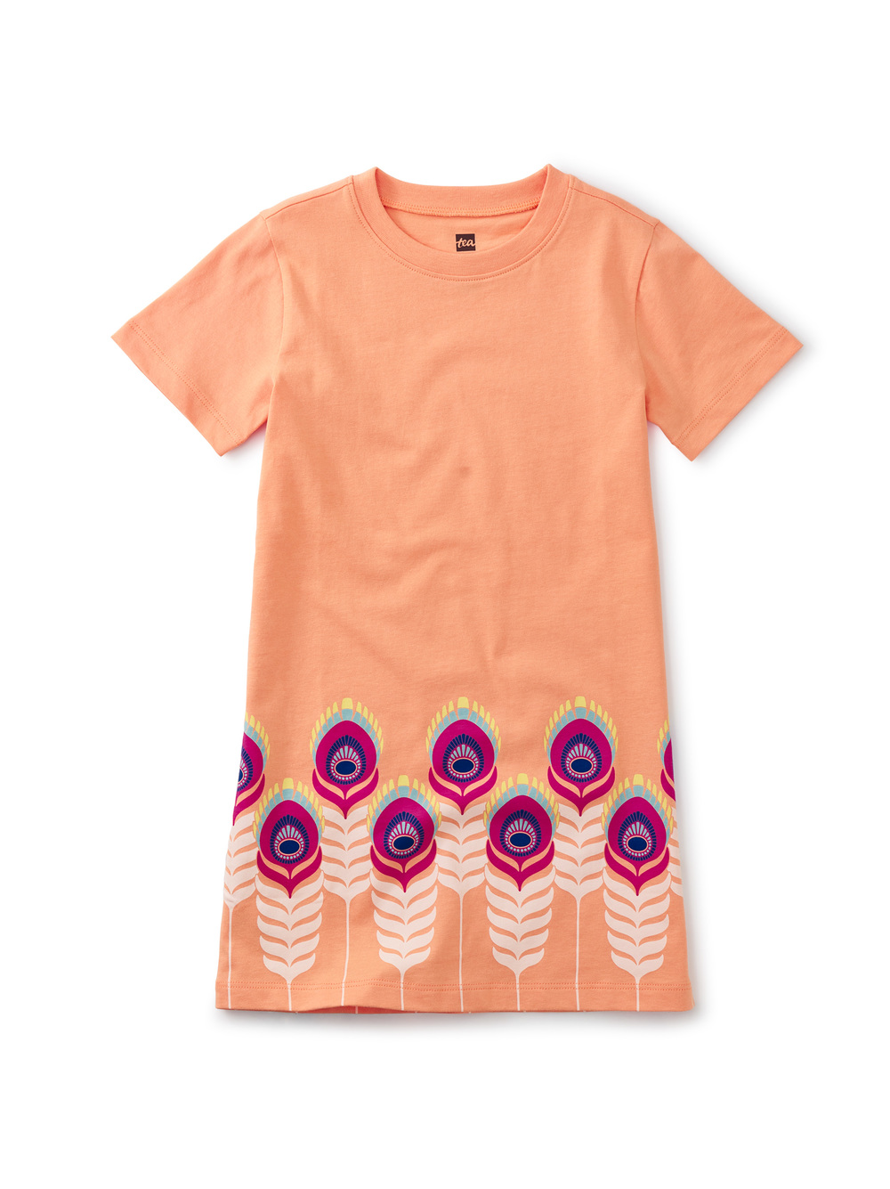 Carnaval Feather Graphic Dress
