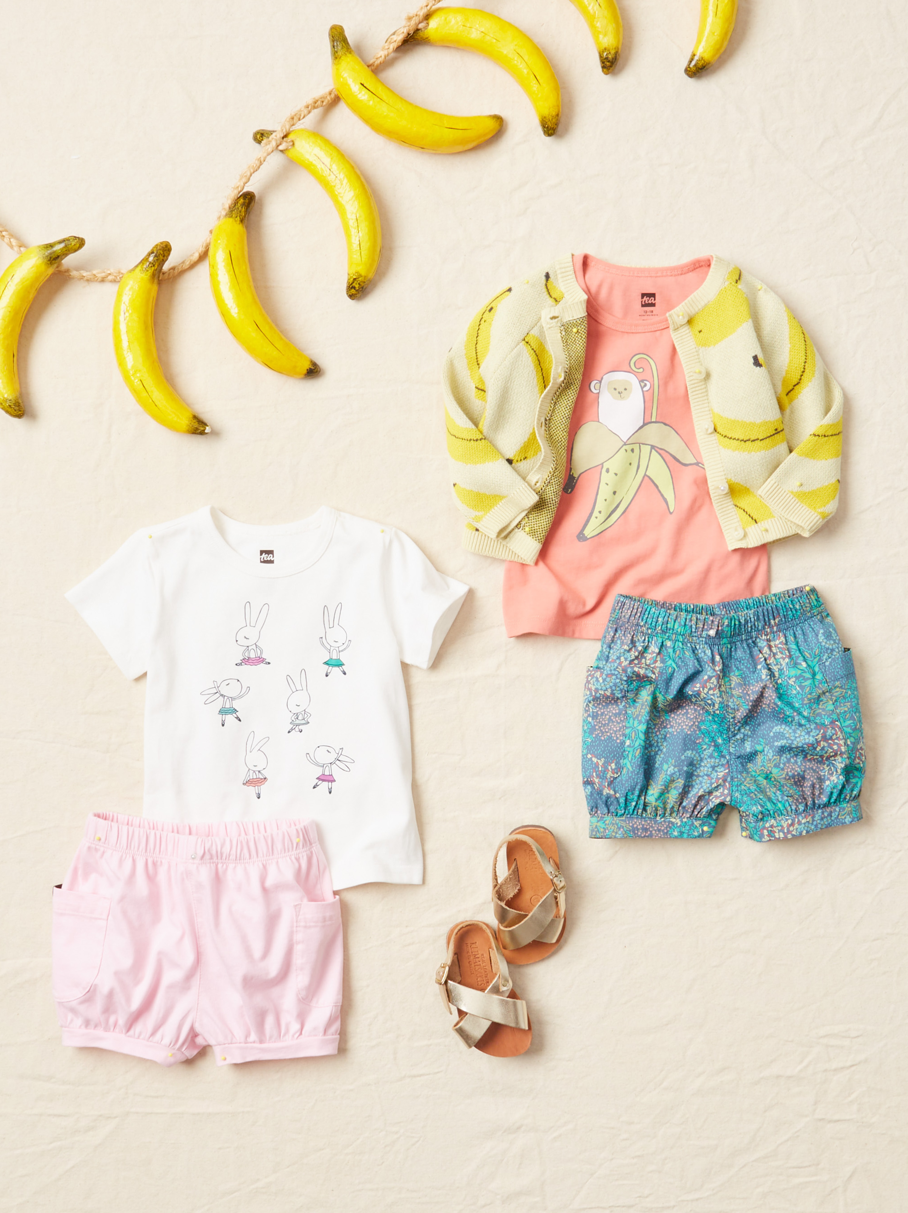 Bubble Baby Pocket Shorts Tea Collection