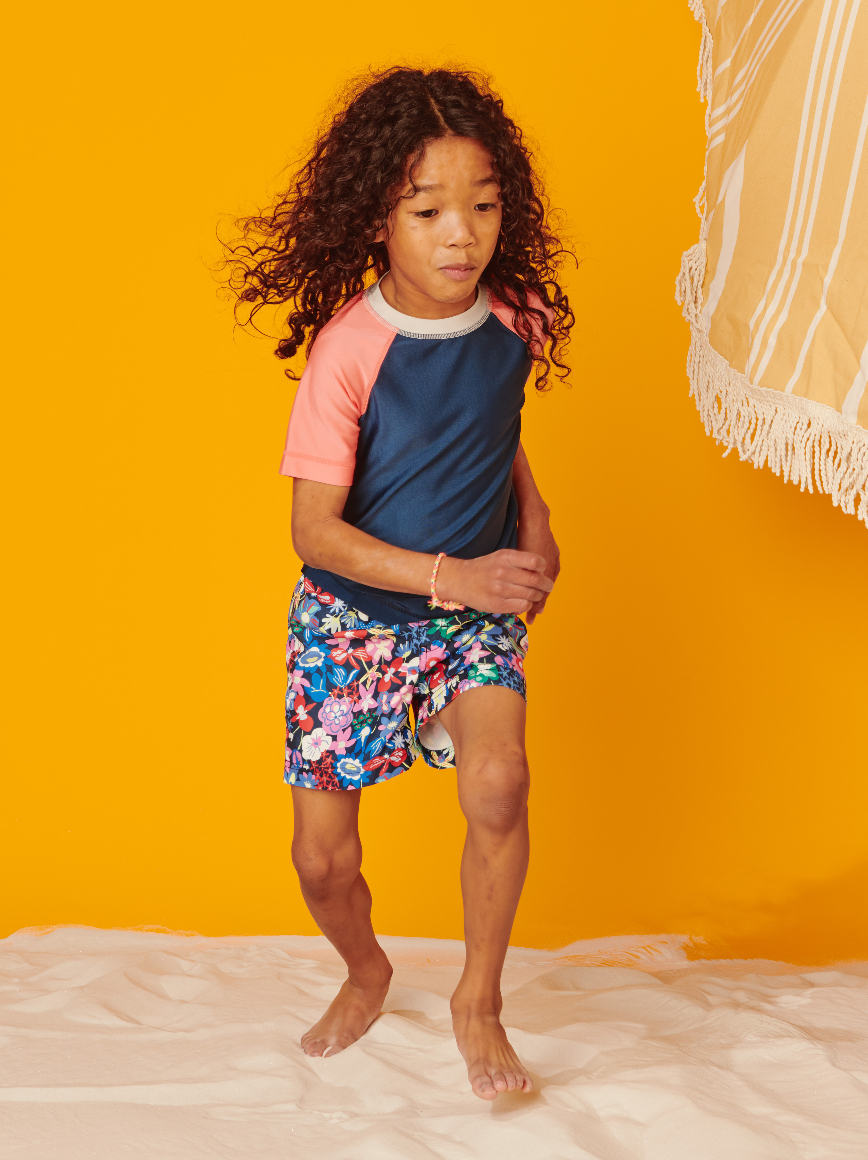 Shortie Swim Trunks Tea Collection