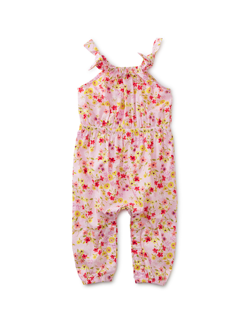 Tie Shoulder Baby Romper