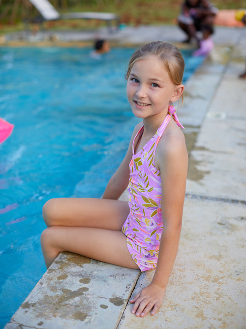 Essentials Baby Girls' One-Piece Swimsuits 