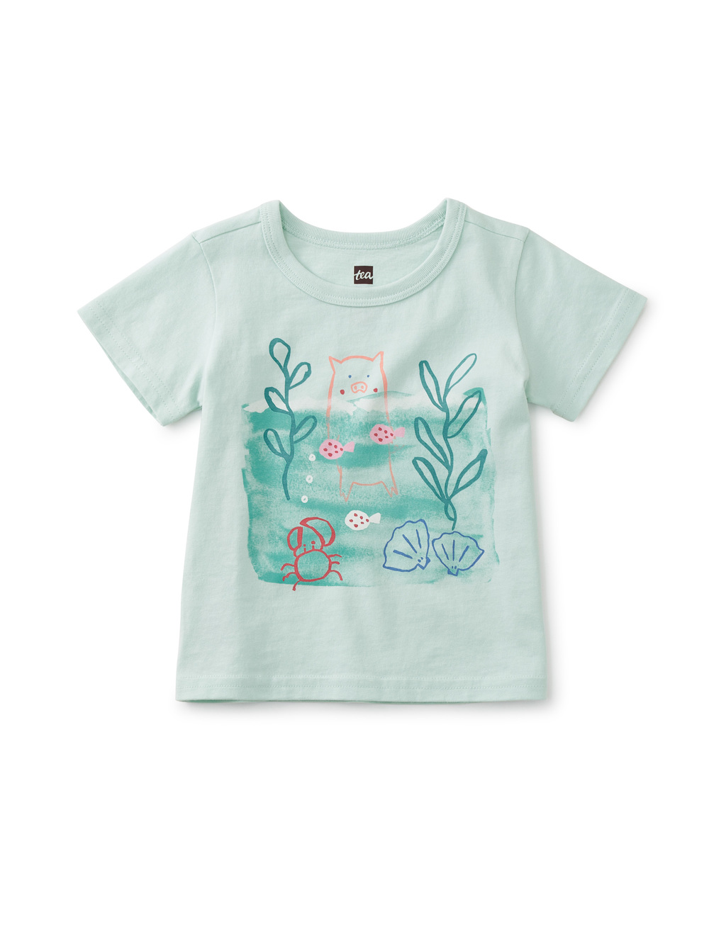 Pig Paddle Baby Graphic Tee