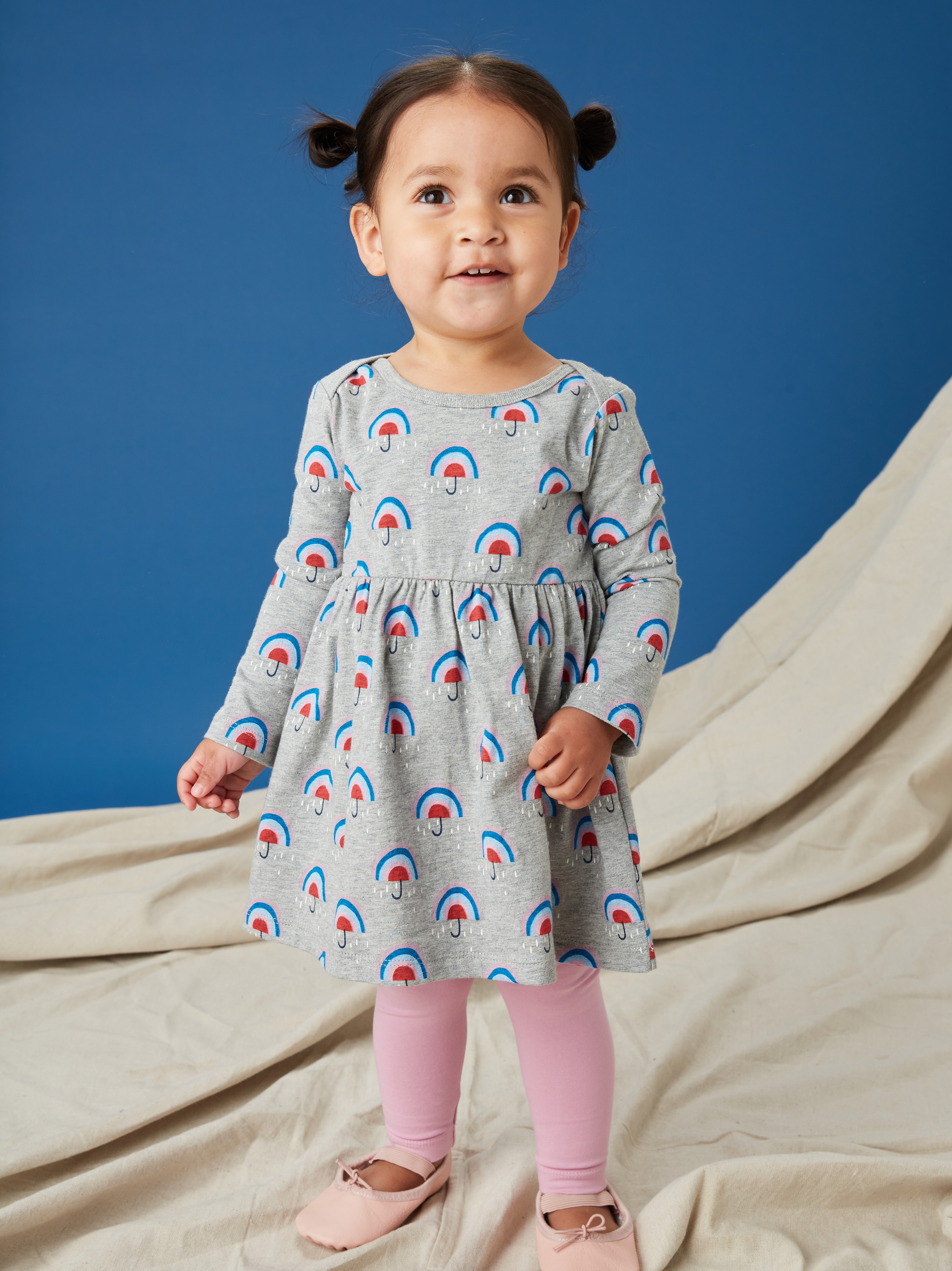 Long Sleeve Skirted Baby Dress | Tea Collection