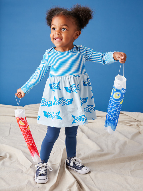 Print Mix Skirted Baby Dress