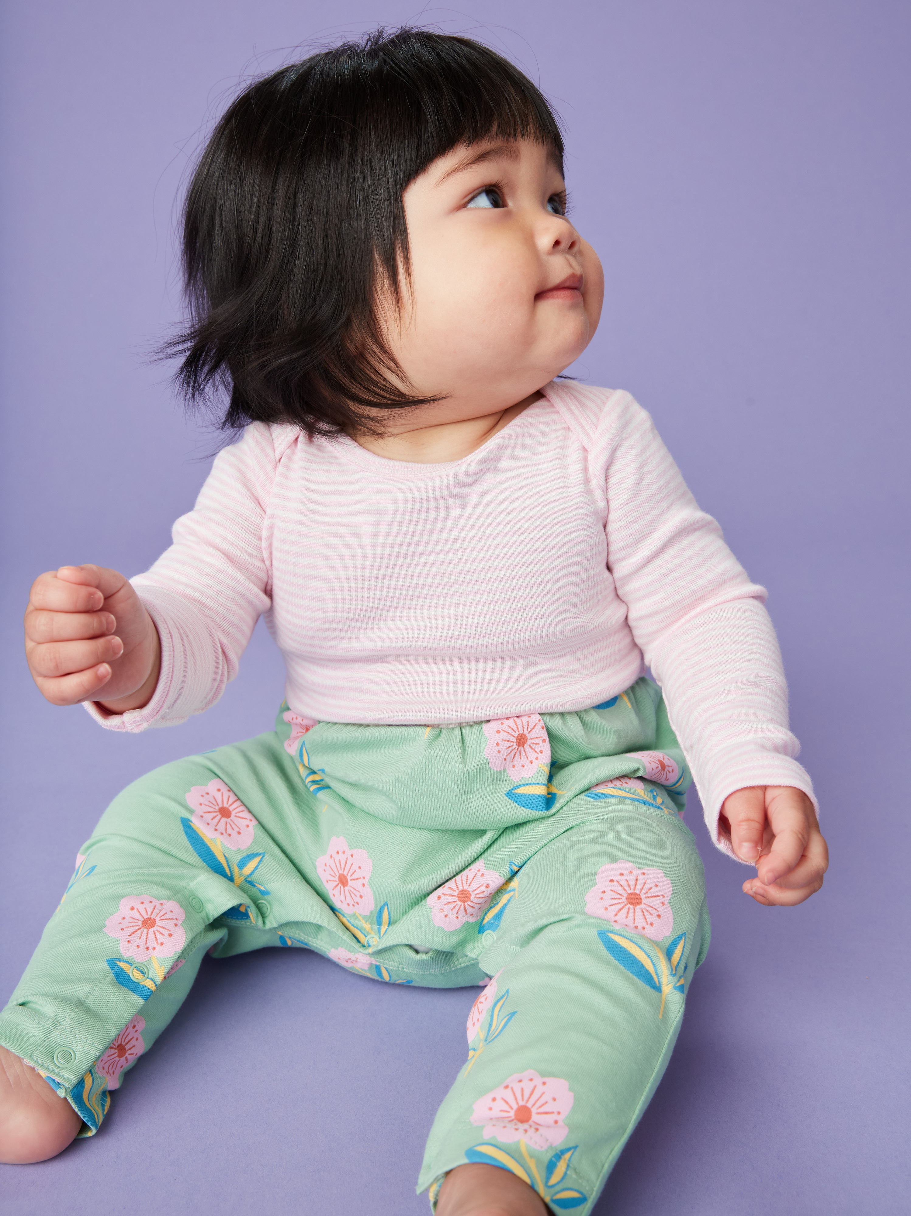 Print Mix Baby Romper Tea Collection