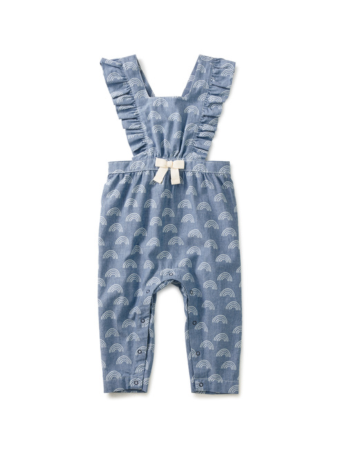 Ruffle Cross-Back Baby Romper