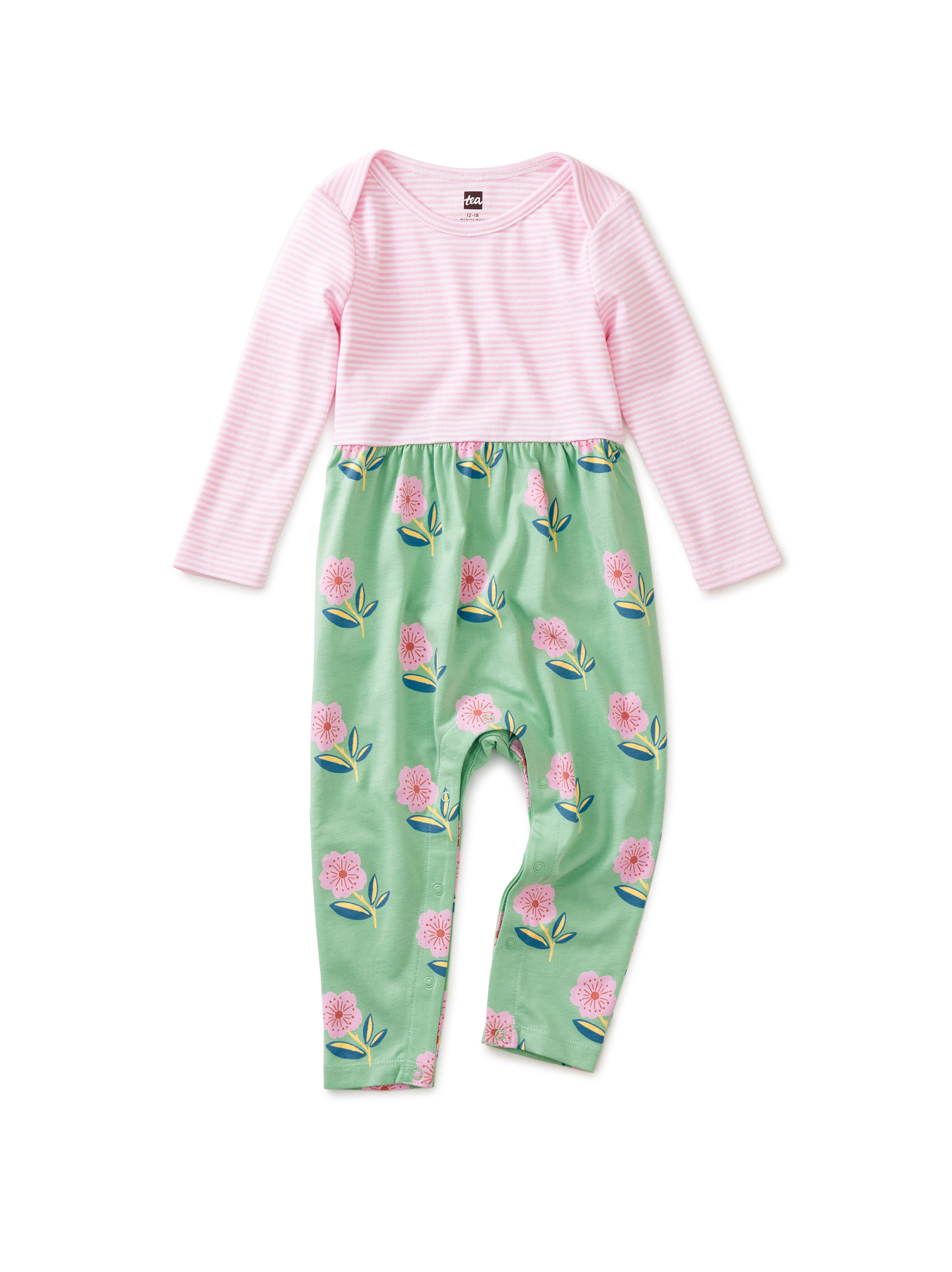 Print Mix Baby Romper Tea Collection