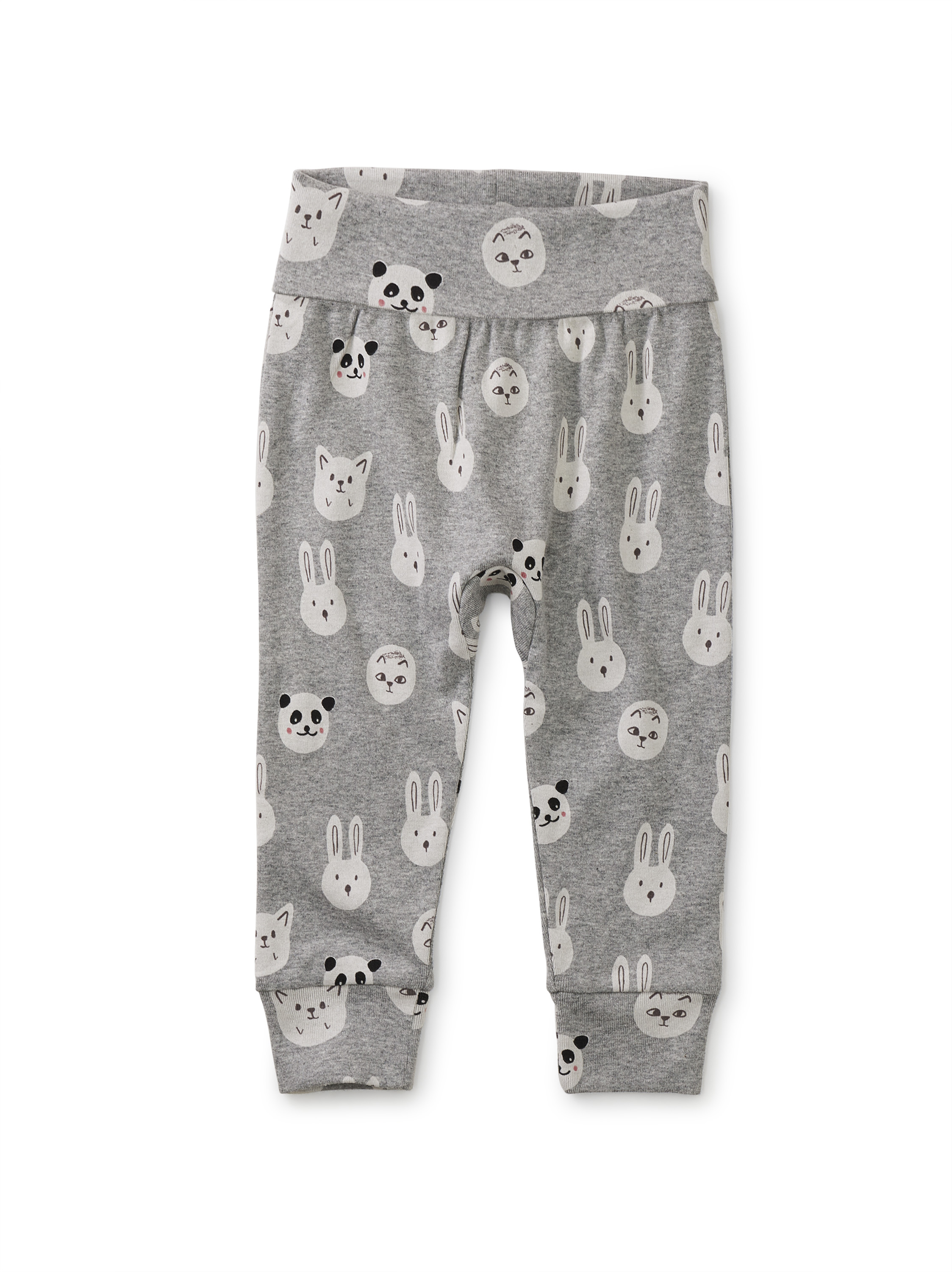 FoldOver Waist Baby Pants Tea Collection