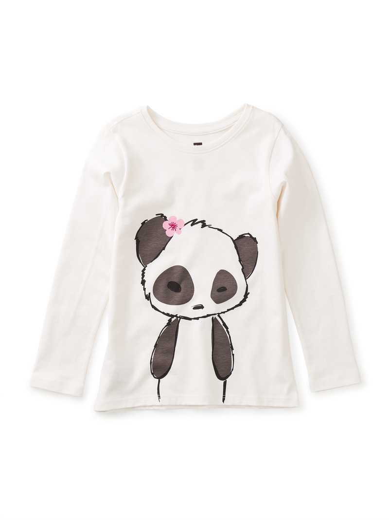 Panda Front & Back Graphic Tee