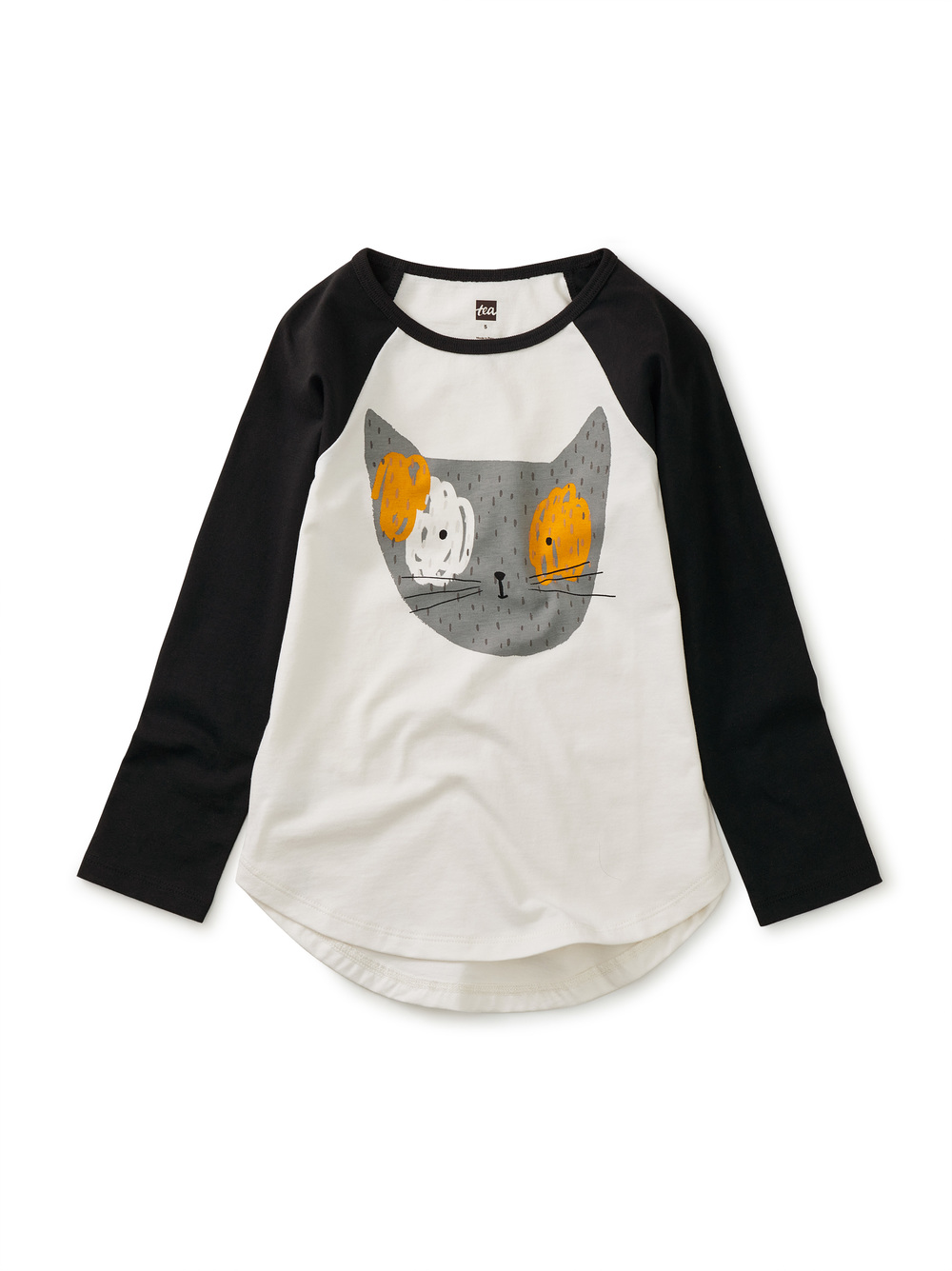 Spotted Cat Raglan Graphic Tee