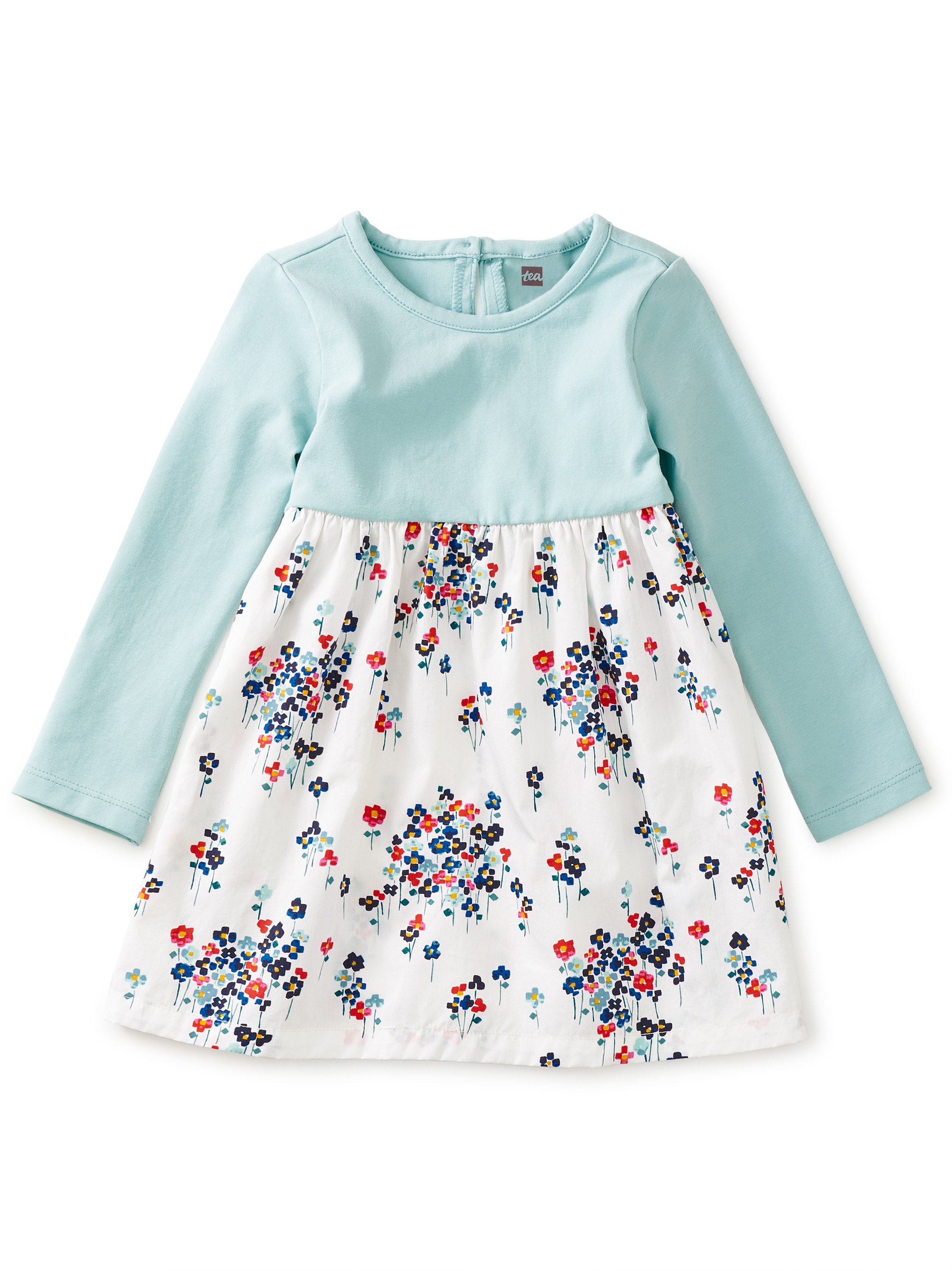 Print Mix Skirted Baby Dress | Tea Collection