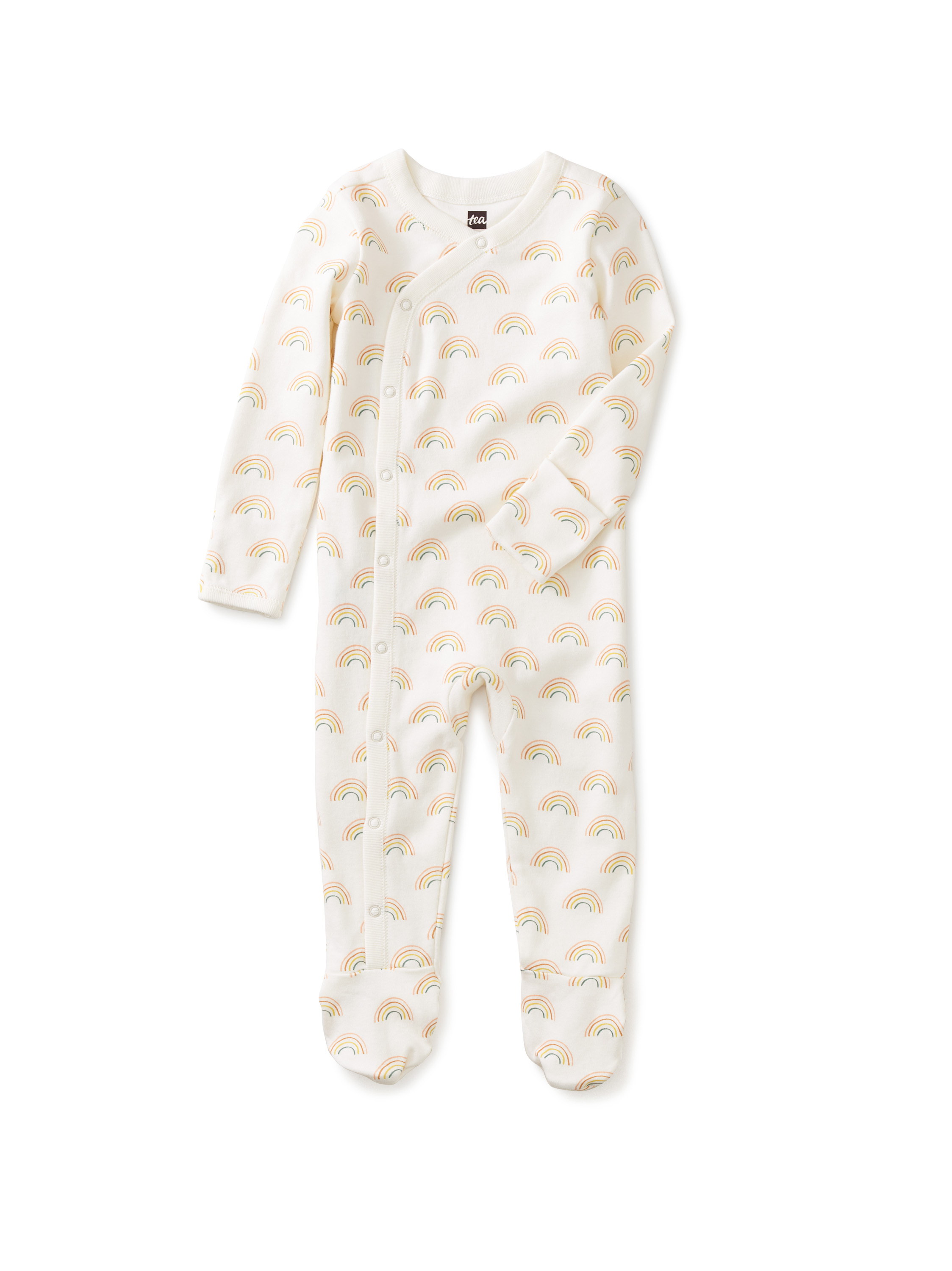 Footed Baby Romper Tea Collection